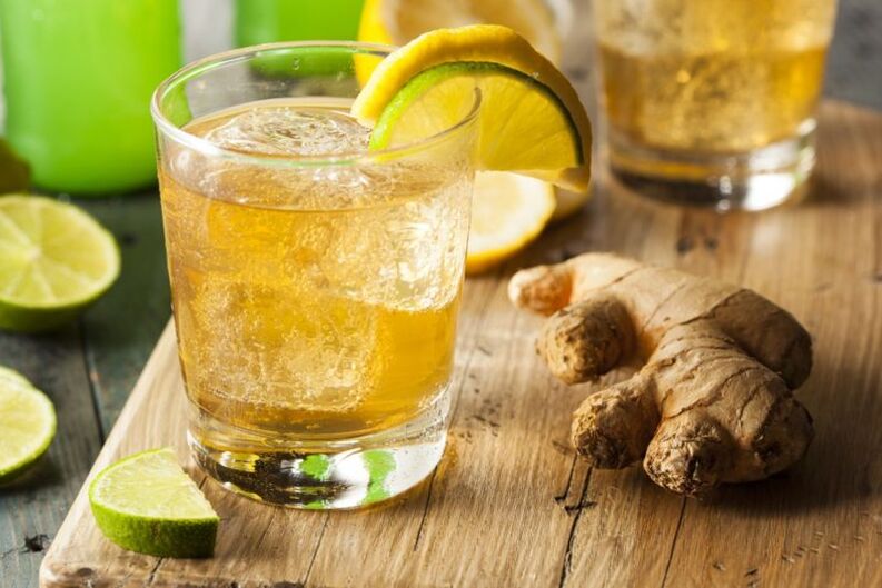 与生姜和柠檬一起饮用可增加功效
